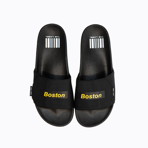 Box Logo Slides - THE LABEL LTD