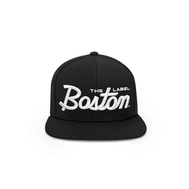 Boston Script Snapback Hat | THE LABEL LTD