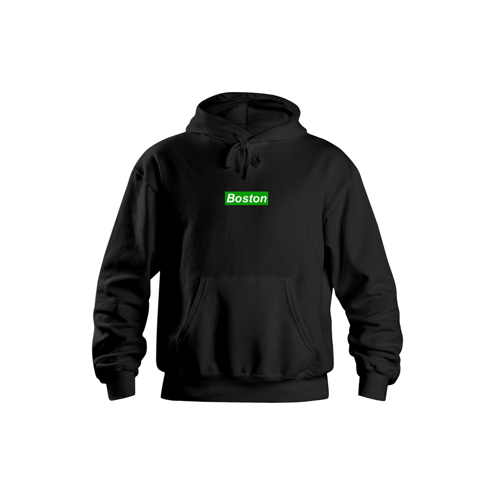 Boston Box SIDE ZIP® Black Hoodie– THE LABEL LTD