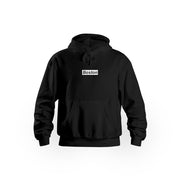 Boston SIDE ZIP® Black Hoodie - THE LABEL LTD