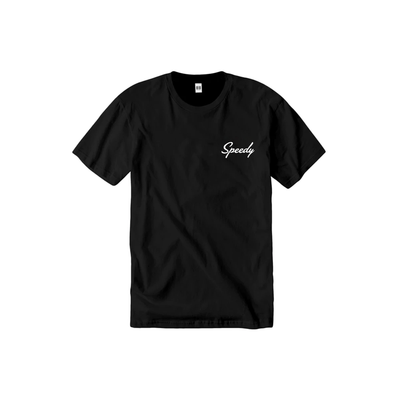 Speedy Black T-Shirt - THE LABEL LTD