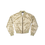 Ladies Gold BOS Flight Jacket - THE LABEL LTD