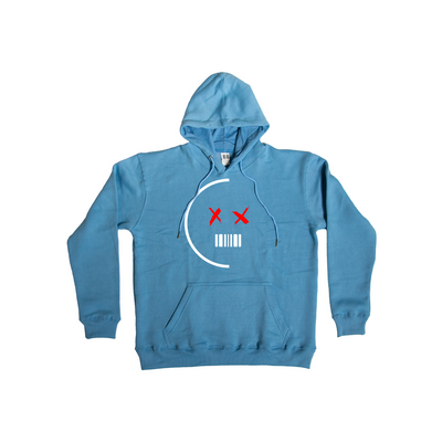 The Label Hoodie Blue - THE LABEL LTD