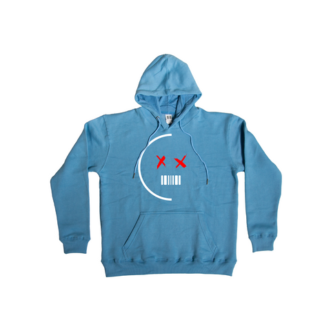 The Label Hoodie Blue - THE LABEL LTD