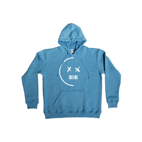 The Label Hoodie Blue - THE LABEL LTD