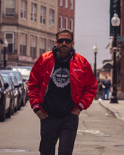 Boston Insignia SIDE ZIP® Hoodie - THE LABEL LTD