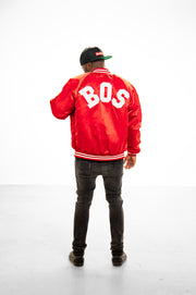 Navy BOS Flight Jacket - THE LABEL LTD