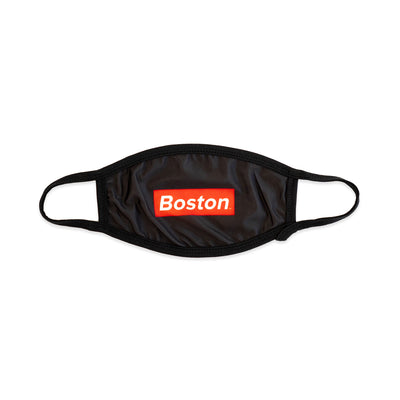 Boston Red Box Logo Face Cover - THE LABEL LTD