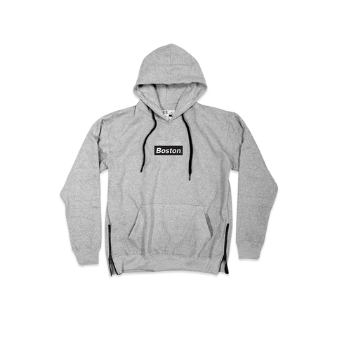 Hollister box deals logo hoodie black