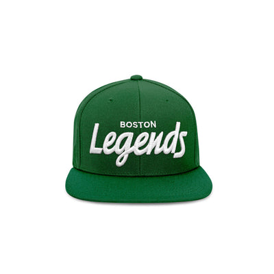 The Legends Hat Collection - Green & White Snapback Hat - THE LABEL LTD