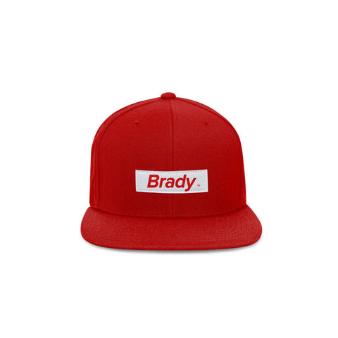 Brady Box Logo Snapback Hat - THE LABEL LTD
