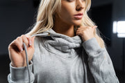 Aviator Label Hoodie Gray - THE LABEL LTD