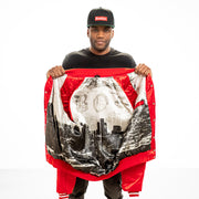 Red BOS Flight Jacket - THE LABEL LTD