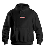 Ladies Black Hoodie Boston Box - THE LABEL LTD