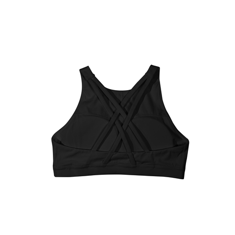 MCB / PF3 SPORTS BRA BLACK - THE LABEL LTD