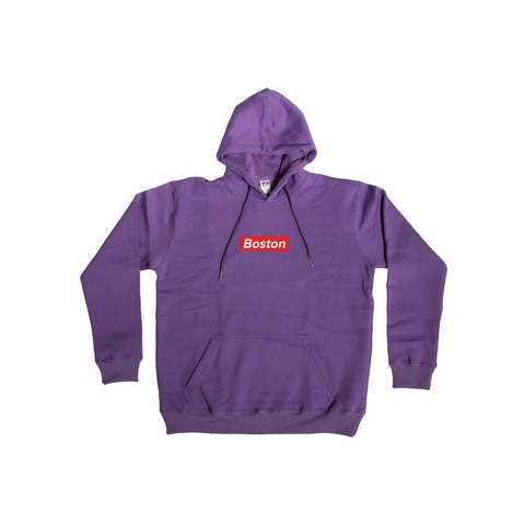 Purple on red box logo 2025