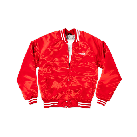 Red BOS Flight Jacket - THE LABEL LTD