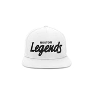 The Legends Hat Collection - White & Black Snapback Hat - THE LABEL LTD