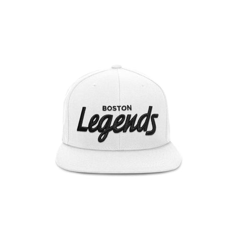 The Legends Hat Collection - White & Black Snapback Hat - THE LABEL LTD