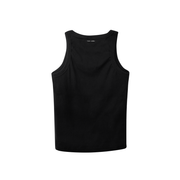 Boston Box Logo Black Tank - THE LABEL LTD