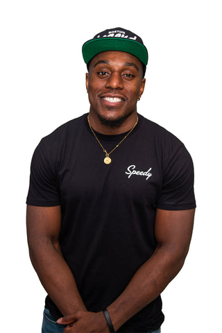 Speedy Black T-Shirt - THE LABEL LTD