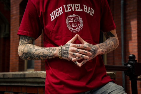 HARVARD HLR® Black T-Shirt - THE LABEL LTD